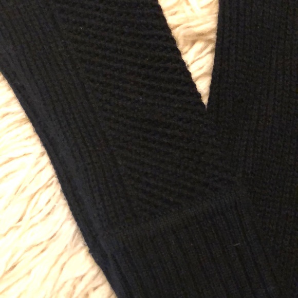 Worn 1x-ATHLETA Wool & Cashmere Sweater-Black-S-Includes FREE Athleta Tote - Picture 9 of 16
